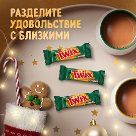 Шоколадный батончик Twix Minis Имбирное печенье 2.7 кг