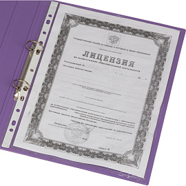 Папка на 2-х кольцах Bantex (Attache Selection) A4 35 мм сиреневая до 220 листов фото Папка на 2-х кольцах Bantex (Attache Selection) A4 35 мм сиреневая до 220 листов
