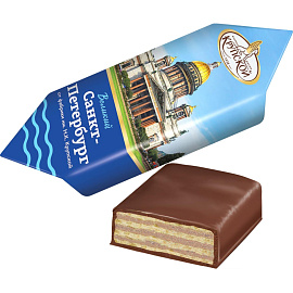 Конфеты Фабрика им. Крупской Великий Санкт-Петербург с вафлей 1 кг