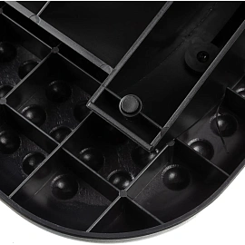 Подставка для ног Комус Мебель F6018,(11974080) 44x8,5x33,пласт.,чер