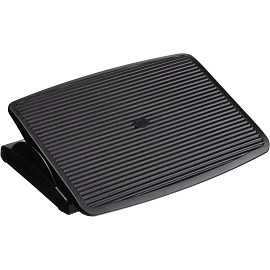 Подставка для ног Комус Мебель F7012,(11974080) 46,5x9x35,пласт.,чер