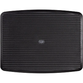 Подставка для ног Комус Мебель F7012,(11974080) 46,5x9x35,пласт.,чер