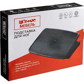 Подставка для ног Комус Мебель F7012 (чёрный, 469х95 мм)