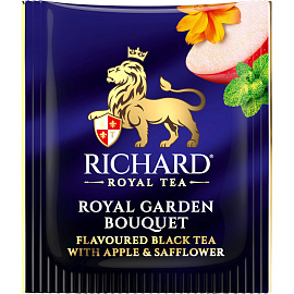 Чай черный Richard Royal Garden Bouquet 100 сашет (яблоко, мята)
