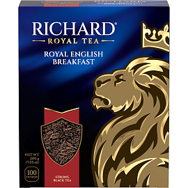 Чай черный Richard Royal English Breakfast 100 пакетиков