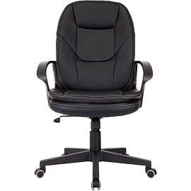 Кресло для руководителя Easy Chair 668 чёрное (экокожа, пластик)