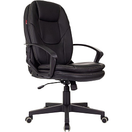 Кресло для руководителя Easy Chair 668 чёрное (экокожа, пластик)