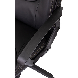 Кресло для руководителя Easy Chair 668 чёрное (экокожа, пластик)