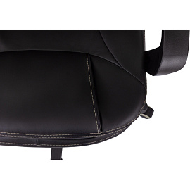 Кресло для руководителя Easy Chair 668 чёрное (экокожа, пластик)