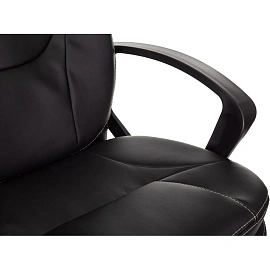 Кресло для руководителя Easy Chair 668 чёрное (экокожа, пластик)