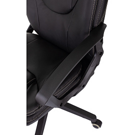 Кресло для руководителя Easy Chair 668LT чёрное (экокожа, пластик)
