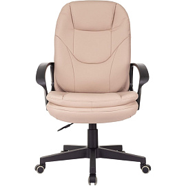 Кресло для руководителя Easy Chair 668LT бежевое (экокожа, пластик)
