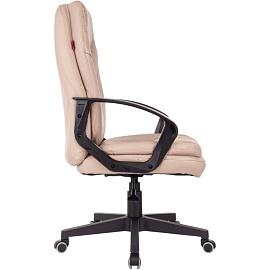 Кресло для руководителя Easy Chair 668LT бежевое (экокожа, пластик)