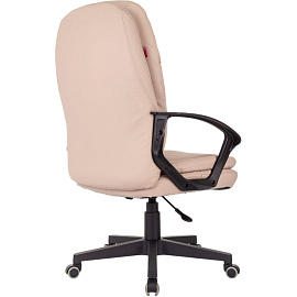 Кресло для руководителя Easy Chair 668LT бежевое (экокожа, пластик)