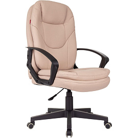 Кресло для руководителя Easy Chair 668LT бежевое (экокожа, пластик)