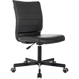 Кресло офисное Easy Chair 303 черное (экокожа, металл)