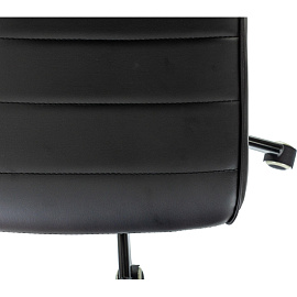 Кресло офисное Easy Chair 303 черное (экокожа, металл)