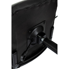 Кресло офисное Easy Chair 303 черное (экокожа, металл)