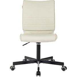 Кресло офисное Easy Chair 303 слоновая кость (экокожа, металл)