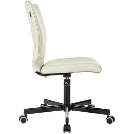 Кресло офисное Easy Chair 303 слоновая кость (экокожа, металл)