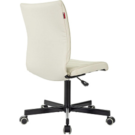 Кресло офисное Easy Chair 303 слоновая кость (экокожа, металл)