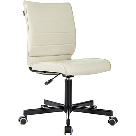 Кресло офисное Easy Chair 303 слоновая кость (экокожа, металл)