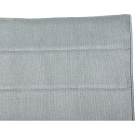 Кресло офисное Easy Chair 303 серо-голубое (велюр, металл)