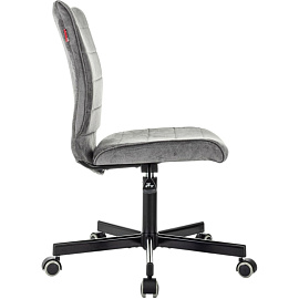 Кресло офисное Easy Chair 303 серое (велюр, металл)