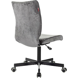 Кресло офисное Easy Chair 303 серое (велюр, металл)