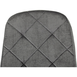 Кресло для руководителя Easy Chair 602LT серое (велюр, пластик)