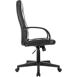 Кресло для руководителя Easy Chair 602PU чёрное (экокожа, пластик)