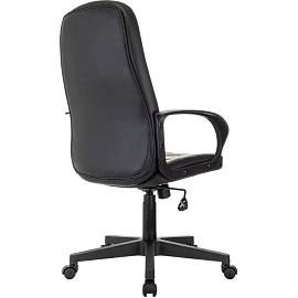 Кресло для руководителя Easy Chair 602PU чёрное (экокожа, пластик)