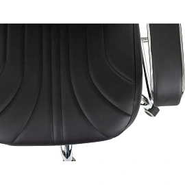 Кресло для руководителя Easy Chair 655LT чёрное (экокожа, металл)