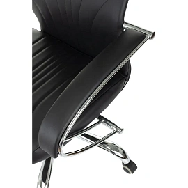 Кресло для руководителя Easy Chair 655LT чёрное (экокожа, металл)