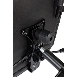 Кресло для руководителя эргономичные Easy Chair 668 чёрное (экокожа, металл)