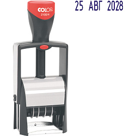 Датер автоматический металлический Colop S2100/4 (шрифт 4 мм)