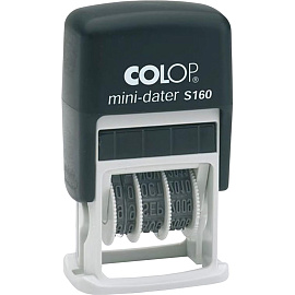 Датер автоматический пластиковый со свободным полем Colop S160 (5х25 мм, дата 3.8 мм)