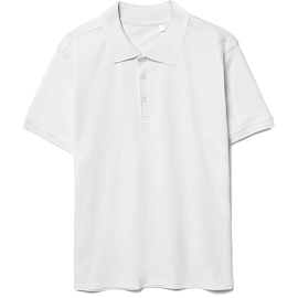 Футболка поло мужская Virma Stretch белая короткий рукав (размер XXL)