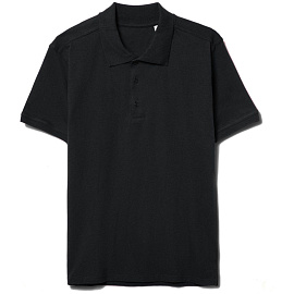 Футболка поло мужская Virma Stretch чёрная короткий рукав (размер M)