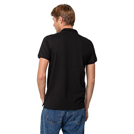 Футболка поло мужская Virma Stretch чёрная короткий рукав (размер XXL)