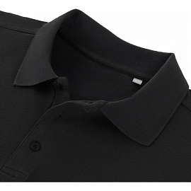 Футболка поло мужская Virma Stretch чёрная короткий рукав (размер XXL)