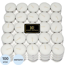 Свеча чайная Kukina Raffinata 1.2x3.8 см (100 штук)