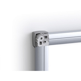 Доска магнитно-маркерная 100x300 см трехсекционная лаковая алюминиевая рама Attache