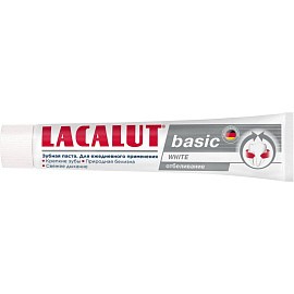 Зубная паста Lacalut Basic White 75 мл