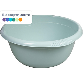 Таз Idea 10 л круглый пластик (ручка для переноски, для пищевых продуктов)