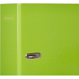 Папка-регистратор Attache Fantasy 75 мм салатовая/зелёная ламинированный картон/бумага