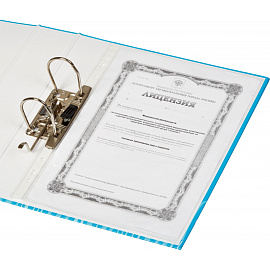 Папка-регистратор Attache Fantasy 75 мм голубая ламинированный картон/бумага