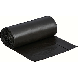 Мешки для мусора Концепция быта 30 л черные (ПНД 10 мкм, 30 штук в рулоне)