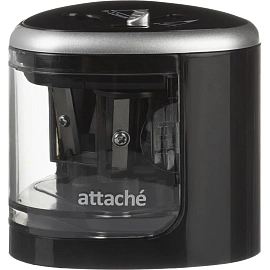 Точилка электрическая Attache чёрная на 2 отверстия фото Точилка электрическая Attache чёрная на 2 отверстия