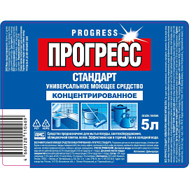 Универсальное чистящее средство Прогресс Стандарт жидкость 5 л